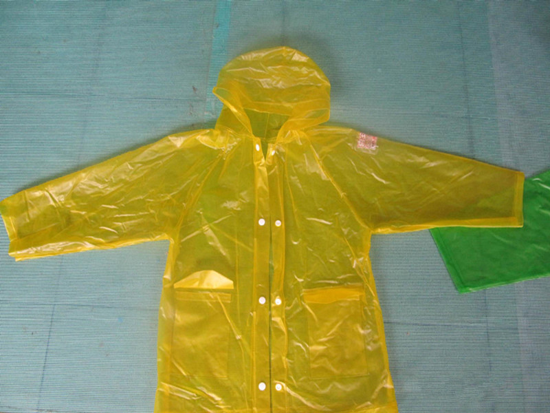 PVC雨衣熔接样品